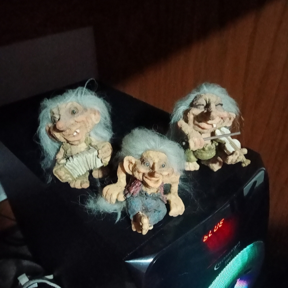 VINTAGE NORWEGIAN TROLLS - HANDCRAFTED